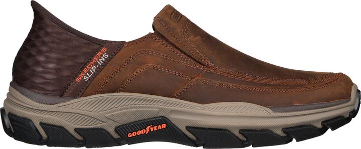 Actual product image Skechers Men's slip-on shoes Sporty rubber sole brown (42.5)