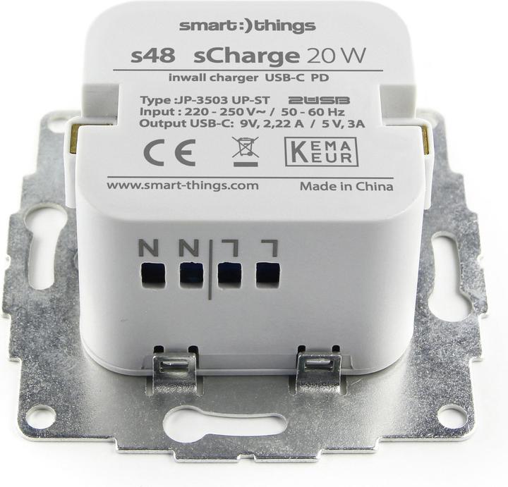 Produktbild smart things AC/DC-Einbaunetzteil sCharge s48l (20 W)