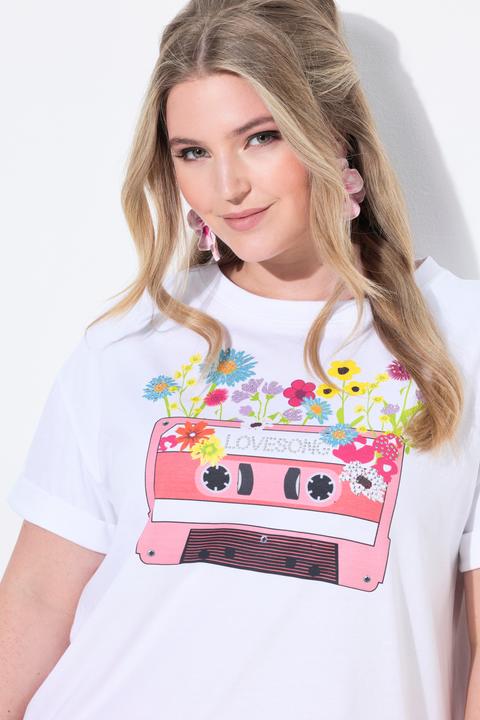 Produktbild Miamoda T-Shirt, Boxy Fit, Kassetten-Motiv (44)