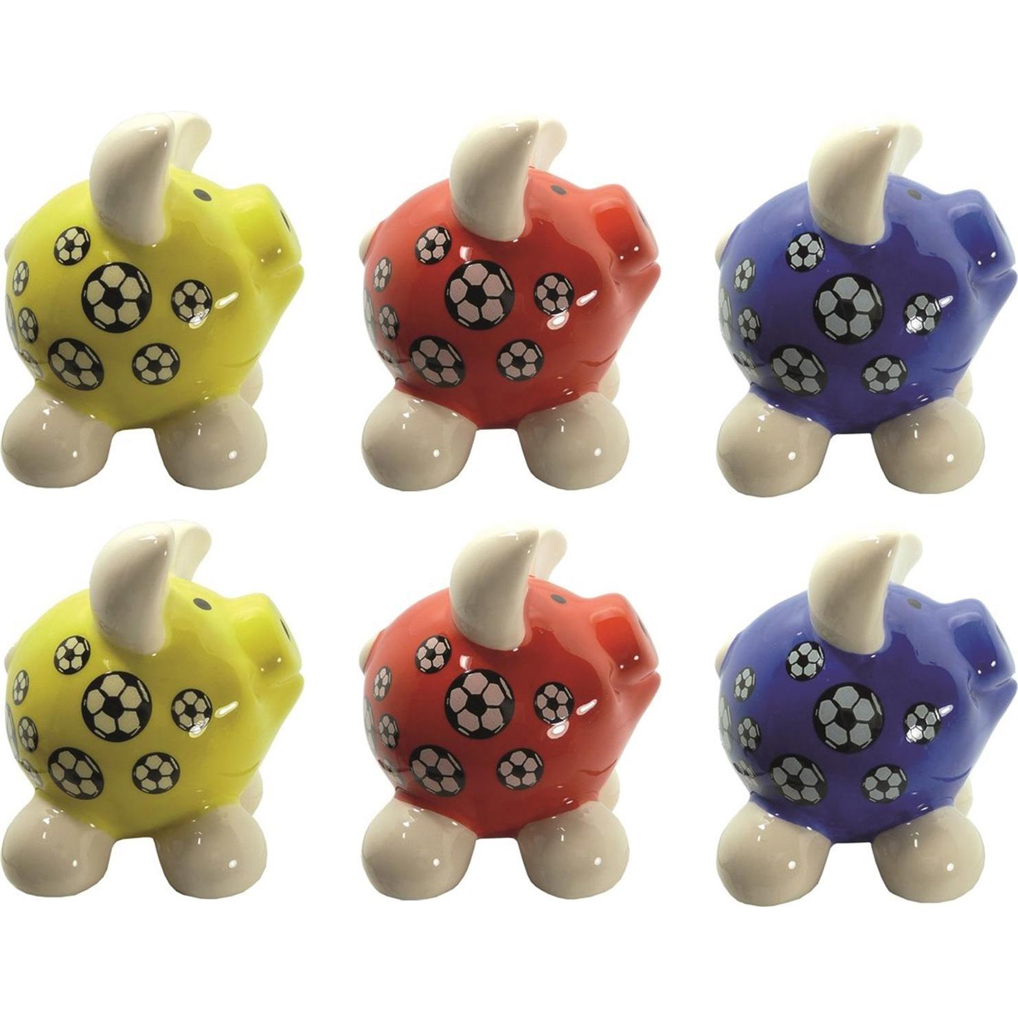 HTI-Living, Spardose, Sparschwein klein, 6 Stück (Ø 7.5 cm)
