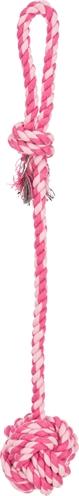 Actual product image Trixie Cotton rope with knot 50cm (Ball toy dog)