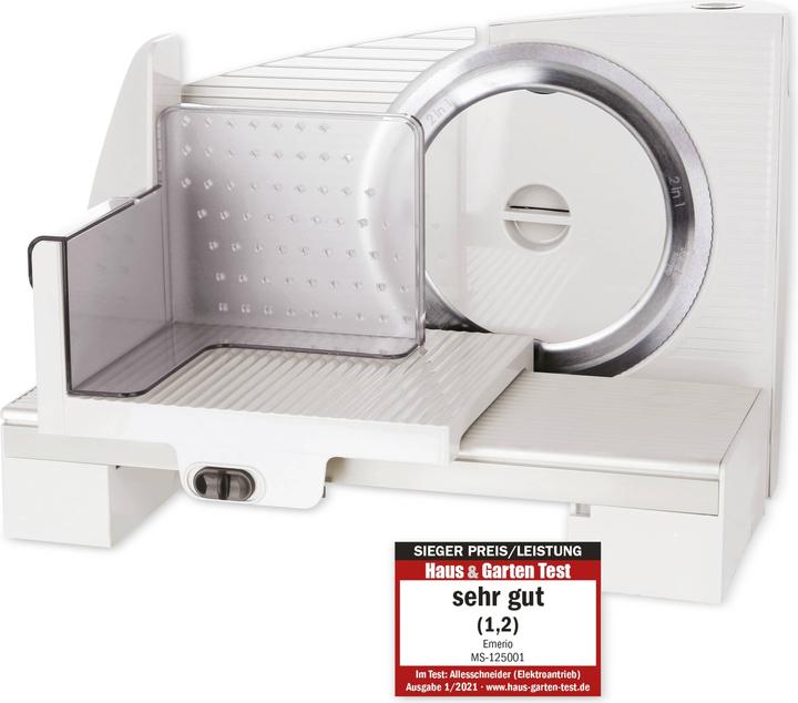 Immagine prodotto Emerio Affettatrice multiuso con gruppo lame universale in acciaio inox