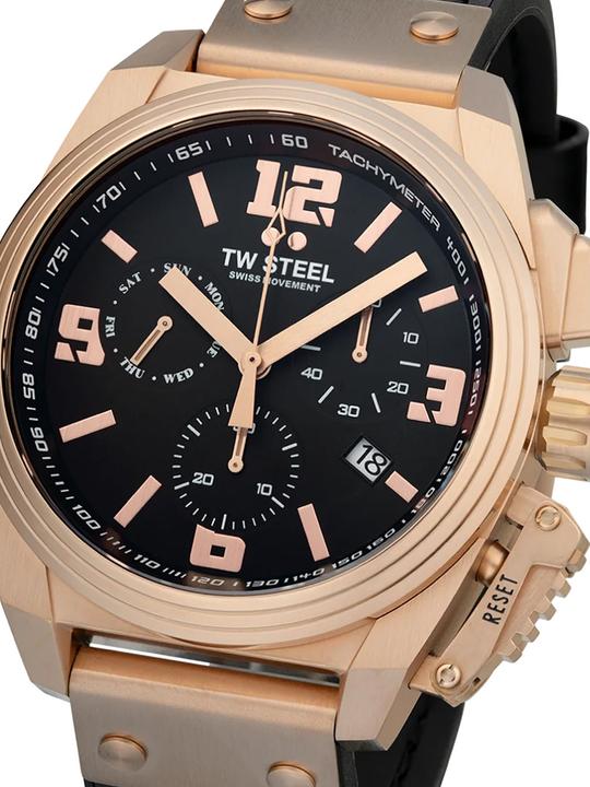 Immagine prodotto TW-Steel TW1115 Cronografo Canteen Orologio da uomo 46mm 10ATM (Cronografo, 46 mm)