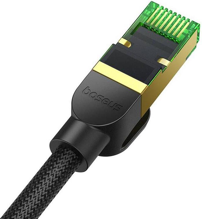 Produktbild Baseus Braided network cable cat.8 Ethernet RJ45, 40Gbps, 0,5m (black) (CAT8.1, 0.50 m)