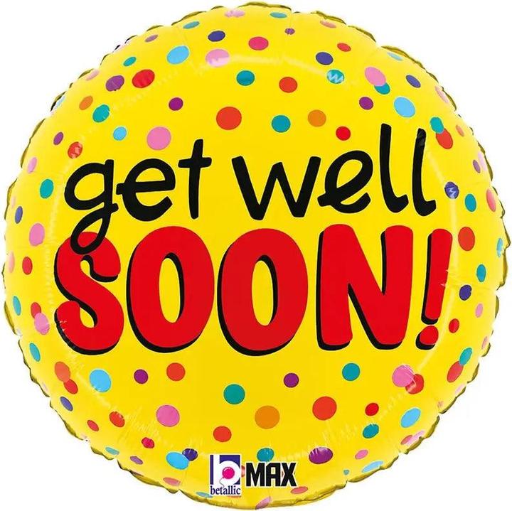 Actual product image Grabo Balloons XL Get Well Soon flower balloon (1 x)
