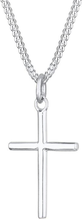 Image du produit Elli Collier Croix de base Confirmation Communion 925 argent (Argent sterling 925, 45 cm)