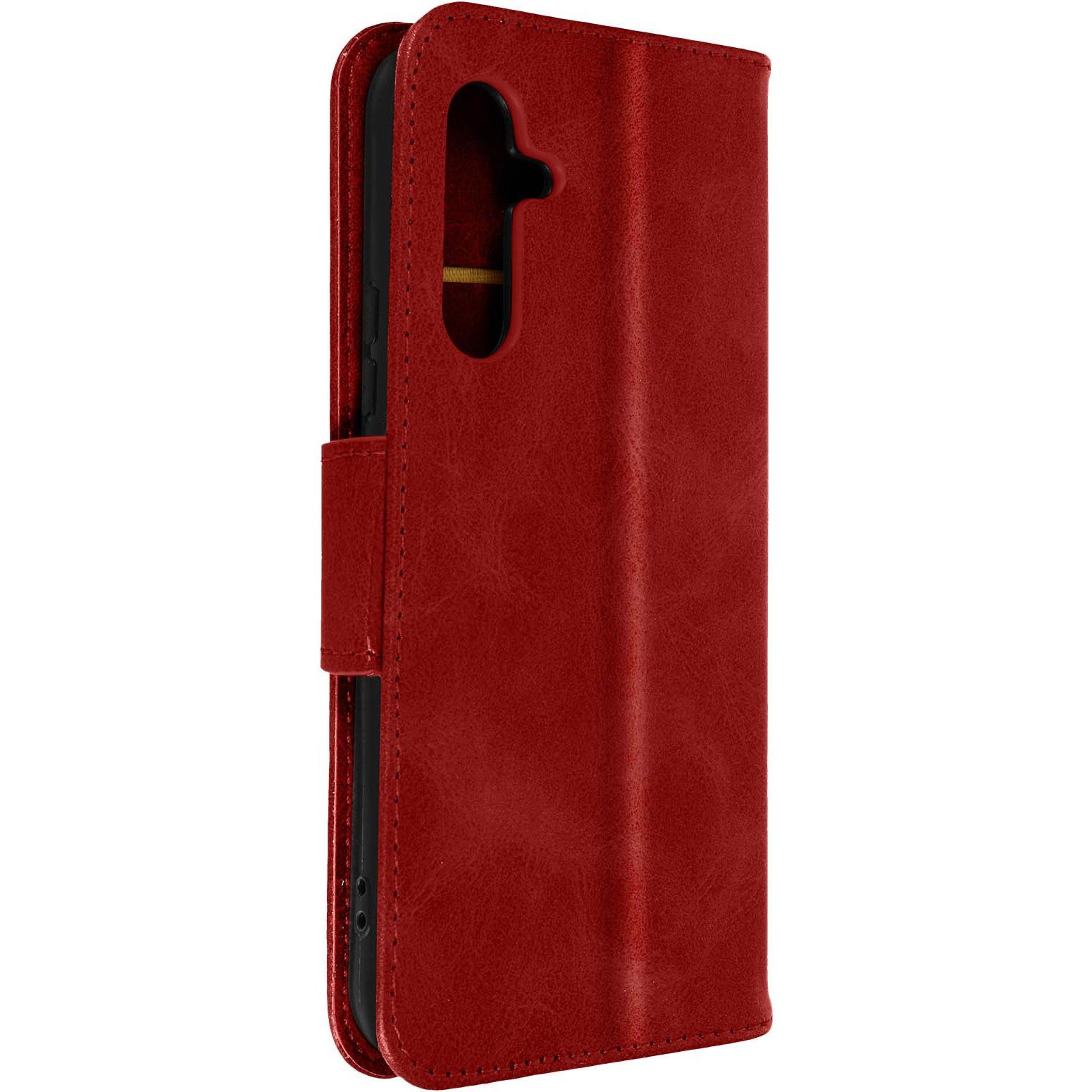 Thumbnail - Avizar Luxus Series (Samsung Galaxy A54 5G), Smartphone Hülle, Rot