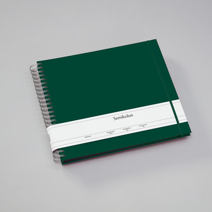 Productafbeelding Semikolon Fotoalbum Maxi Mucho Donkergroen, zwarte pagina's (10 x 15 cm, 9 x 13 cm)