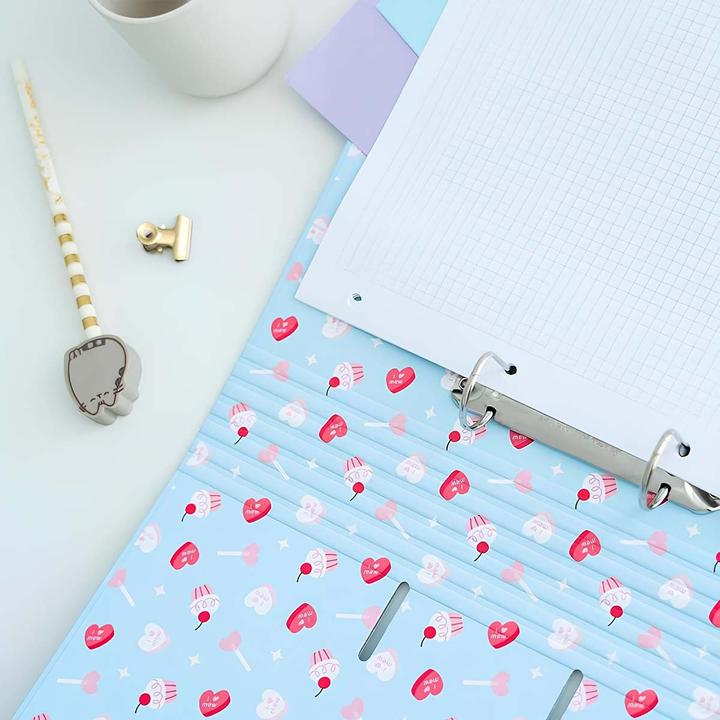 Immagine prodotto Pusheen Raccoglitore ad anelli A4 stretto 2 anelli Raccoglitore Cat A4 (32 x 28 cm)
