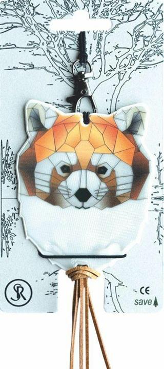 Bookchair Softreflector ORIGAMI (Red Panda) Reflektor für Taschen und Kleidung