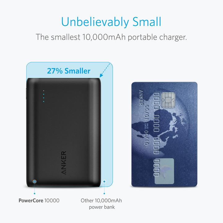 Actual product image Anker PowerCore (10000 mAh, 36 Wh)