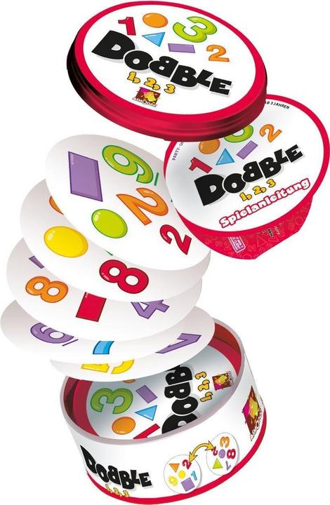 Produktbild Asmodée Dobble 1,2,3 (Deutsch, 1 - 5 Spieler)