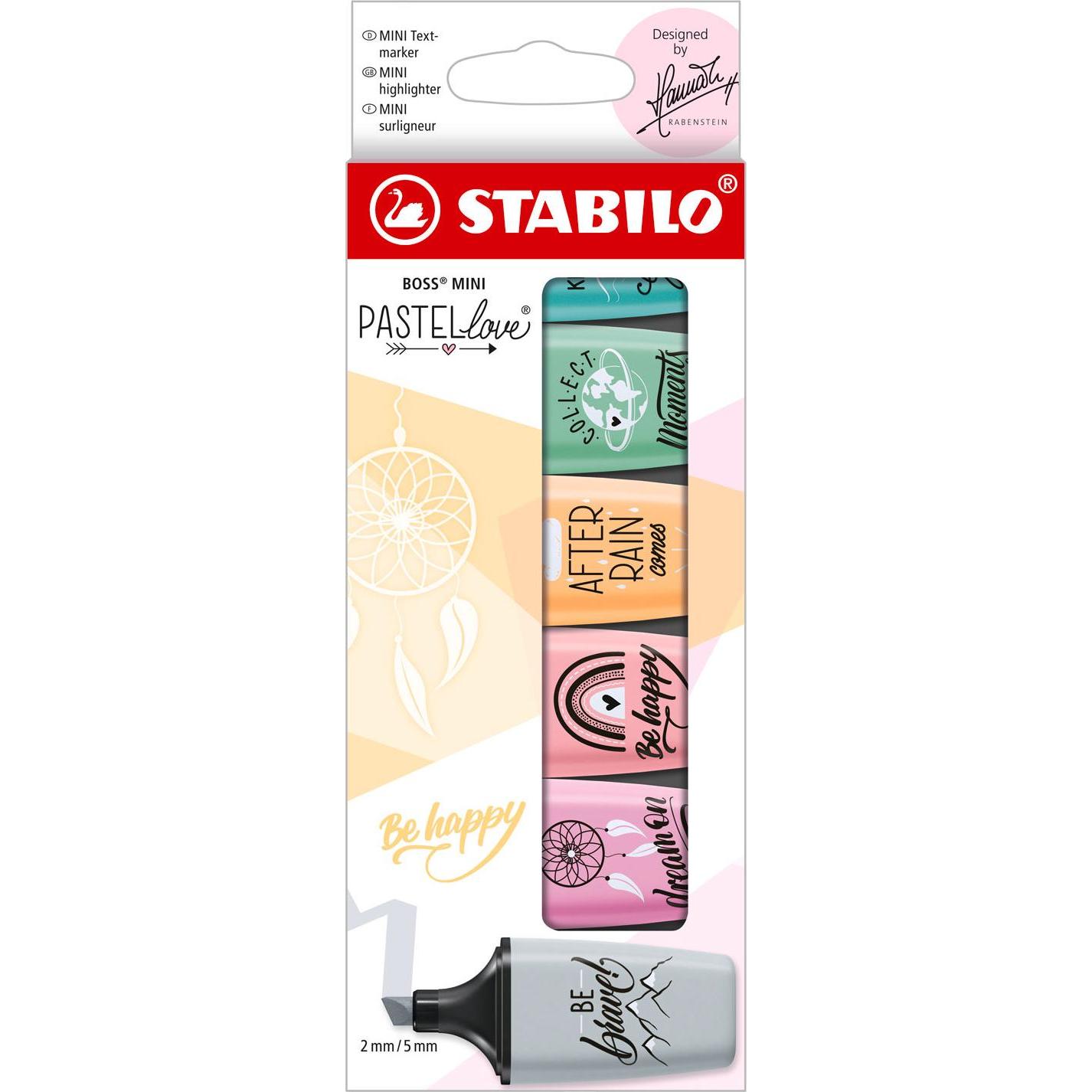 STABILO, Marker, Pastellove 2.0 (6 Farben, 5 mm, 6 x)