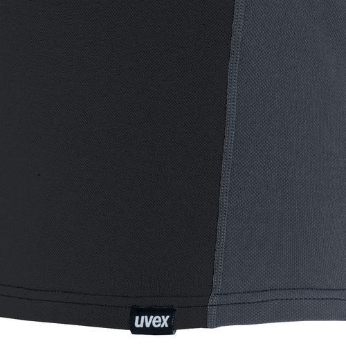 Thumbnail - Uvex Safety, Arbeitsjacke, Poloshirt uvex suXXeed industry grau, graphit 4XL (4XL)