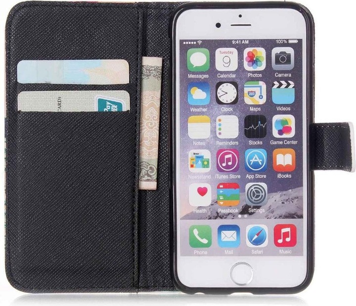 Produktbild König Design Schutz Handy Hülle für Huawei Honor 7 Case Cover Tasche Wallet Etui Handyhülle (Honor 7)