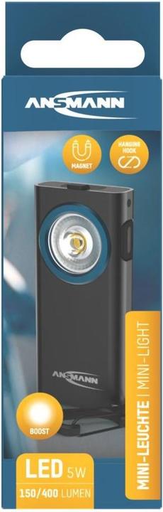 Actual product image Ansmann Mini light 5W, USB-C, boost mode 400lm (6 cm, 400 lm)