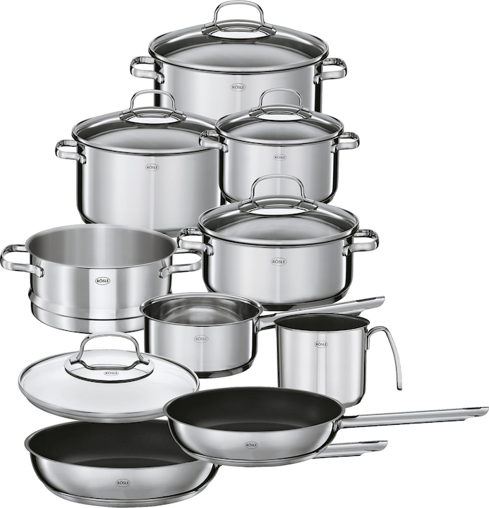 Produktbild Rösle Elegance (16 cm, Pfannenset + Topfset, Edelstahl)