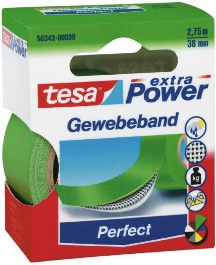 Actual product image tesa EXTRA POWER PERFECT fabric tape, fabric-reinforced duct tape (38 mm)