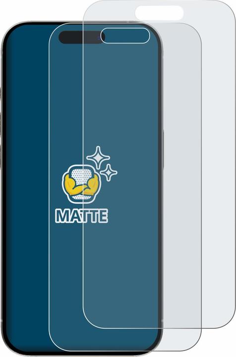 Immagine prodotto BROTECT Pellicola protettiva antiriflesso opaca (2 Pezzo/i, Apple iPhone 15)