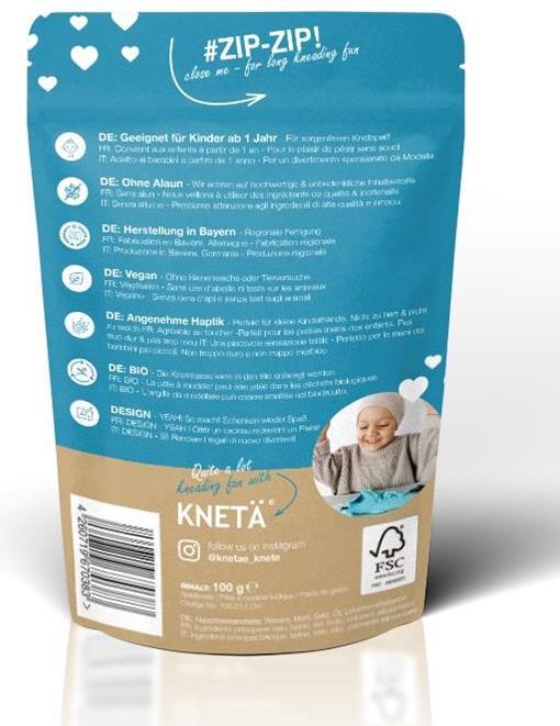 Produktbild Knetä Bag Türkis 100g