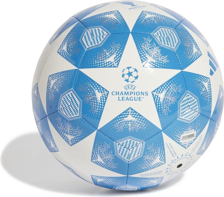 Kubbinga Adidas Fussball - Champions League - weiss/silber/blau - Gr. 5 (5)