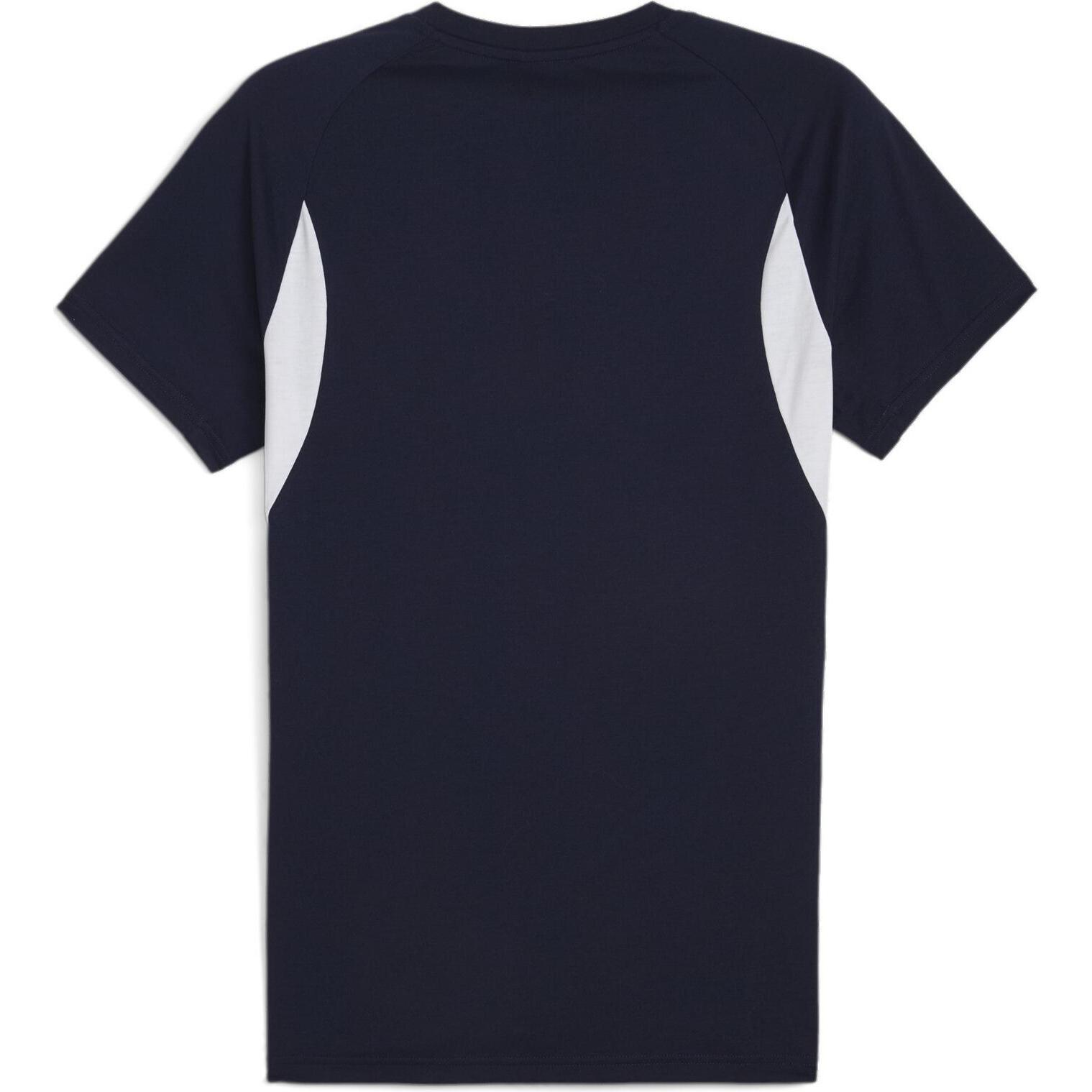 Thumbnail - Puma, Herren, Sportshirt, teamEVOSTRIPE Tee (M), Blau, M