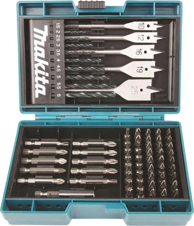 Actual product image Makita Drill bit set 71tlg (2 mm, 1.5mm, 19 mm, 3 mm, 16 mm, 4 mm, 5 mm, 2.5 mm, H12 mm)