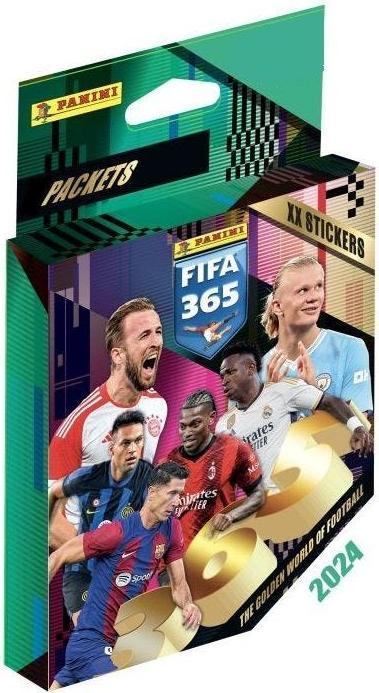 Actual product image Panini FIFA 365 2024 Stickers Blister (Booster Pack)