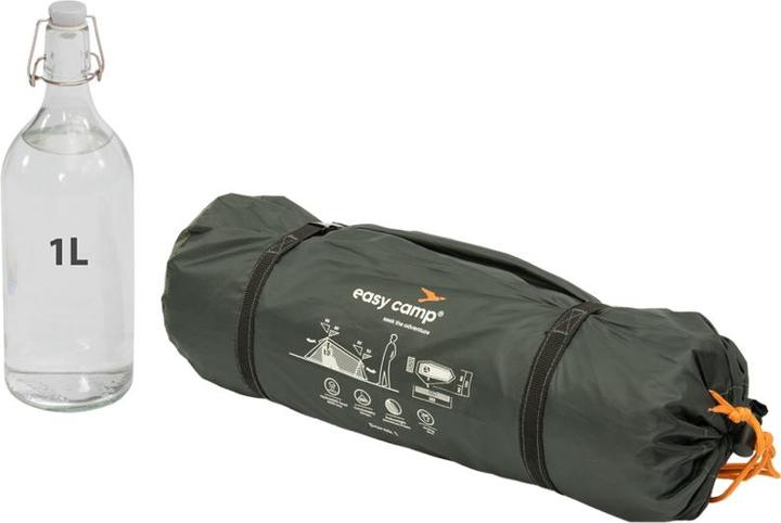 Produktbild Easy Camp Tunnelzelt Sarek 1 (dunkelgr?n/orange, Modell 2025) (Tunnelzelt, 1.80 kg, 1 Person)
