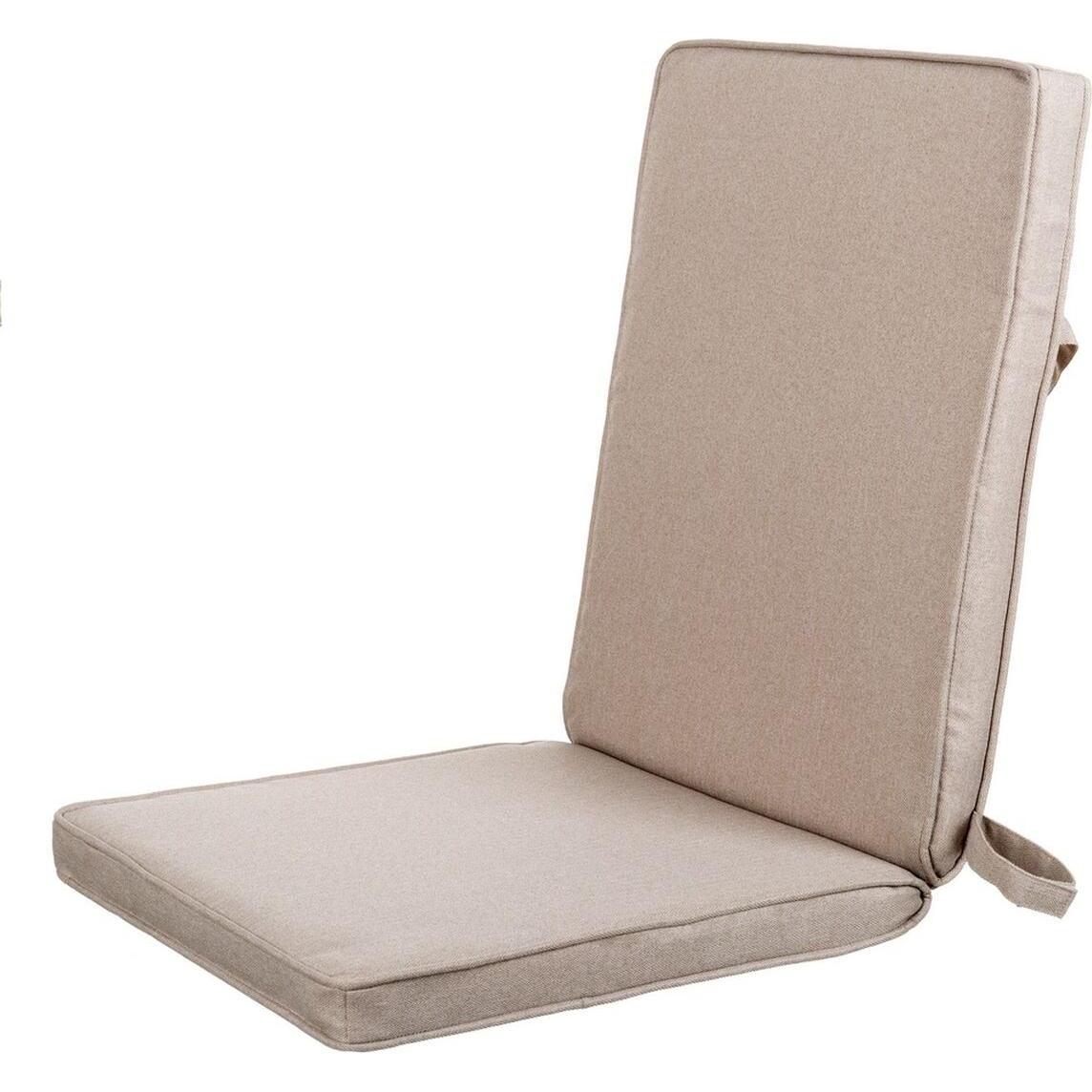 Thumbnail - Sitzkissen, Stuhl-Kissen Beige 123 x 48 x 4 cm