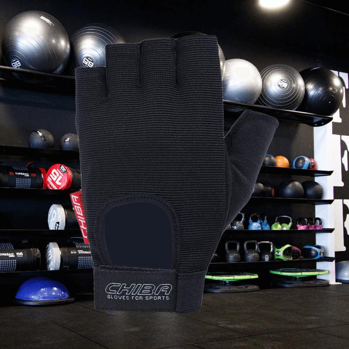Produktbild Chiba FIT Allround Fitnesshandschuh, schwarz L (L)