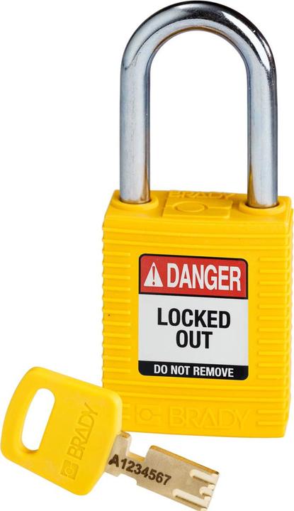 Produktbild Brady SafeKey Nylon Lockout-Vorhängeschlösser