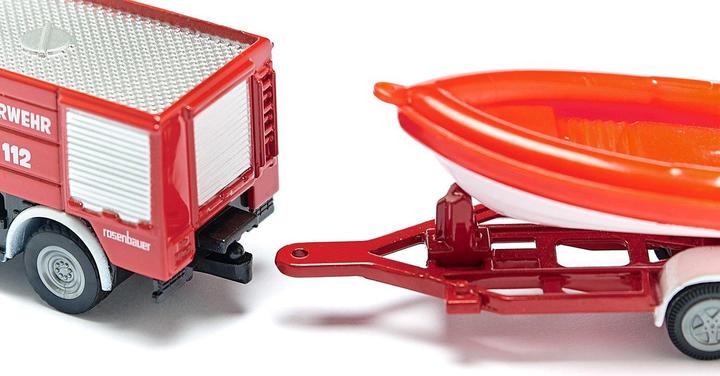 Immagine prodotto Siku Vigili del fuoco dell'Unimog con barca