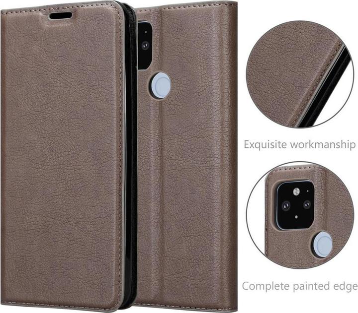 Actual product image Cadorabo Book Invisible Magnet Cover (Google Pixel 5 XL)