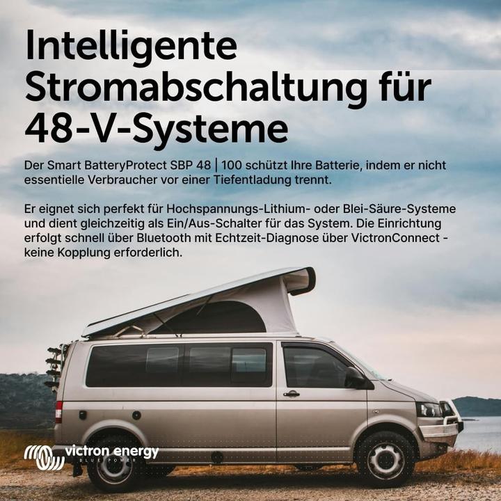 Actual product image Victron Energy Smart Battery Protect 48V-100A BPR110048000 Battery Isolator