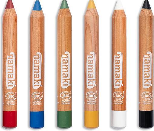 Produktbild Namaki Bio Schminkstifte 6 Farben Rainbow