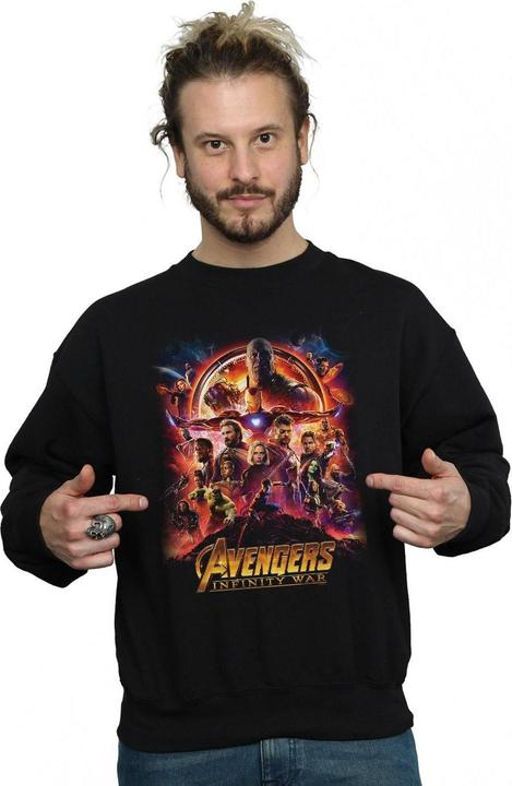 Produktbild Avengers Infinity War Film Poster Baumwolle Sweatshirt (M)