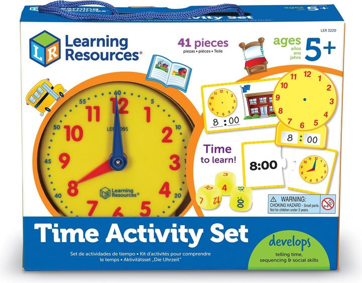 Produktbild Learning Resources Die Uhrzeit lernen (Deutsch)