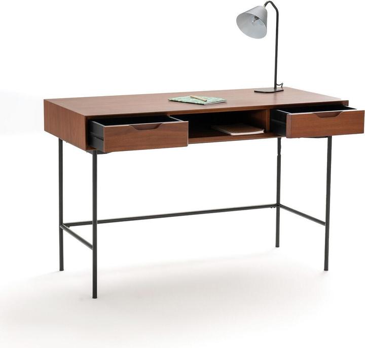 Nussholz, Schwarz/nussbaumfarben