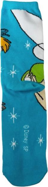 Actual product image Disney Peter Pan mid-high socks with glitter (36 - 39)