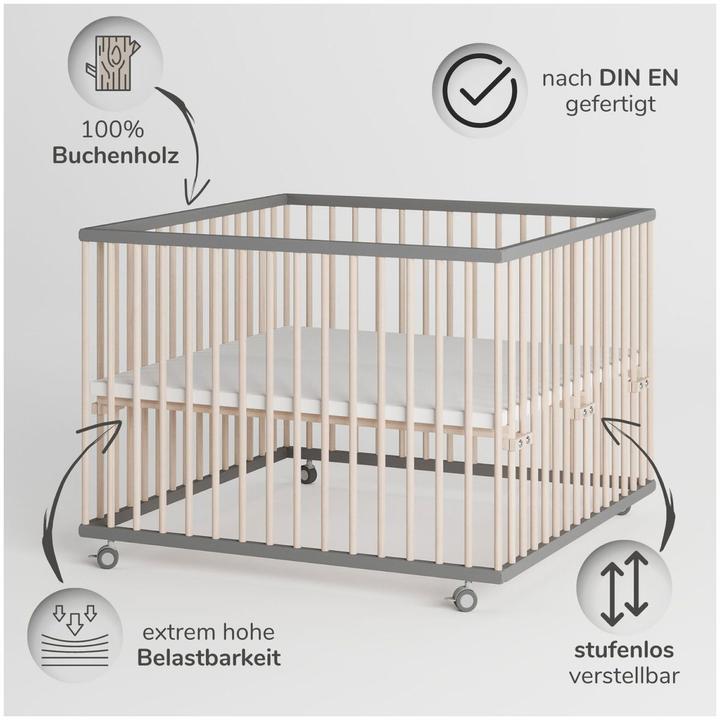 Produktbild Sämann Premium Laufgitter (100 cm, 75 cm, Buche)