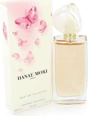 Actual product image Hanae Mori Eau De Toilette Spray (Rose Butterfly) (Eau de toilette, 50 ml)