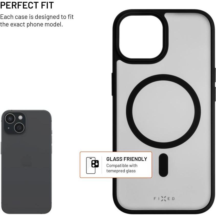Fixed MagMisty iPhone 13/14 (Apple iPhone 13), Cover smartphone, Nero