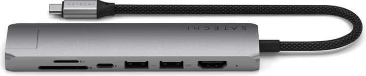 Produktbild Satechi Slim 7 Multiport Hub Space Grey (USB-C, 7 Ports)