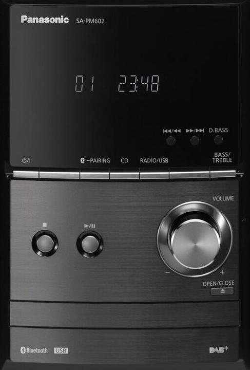 Image du produit Panasonic SC-PM602EG-S (Bluetooth, Lecteur de CD, 2x 20 W)