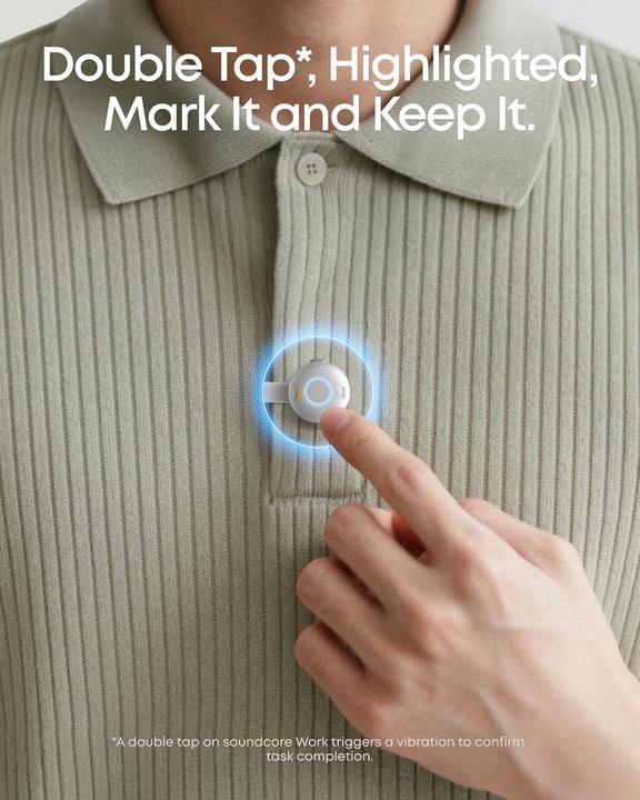 Immagine prodotto soundcore Tragbares KI-Diktiergerät mit Transkription (8 GB)