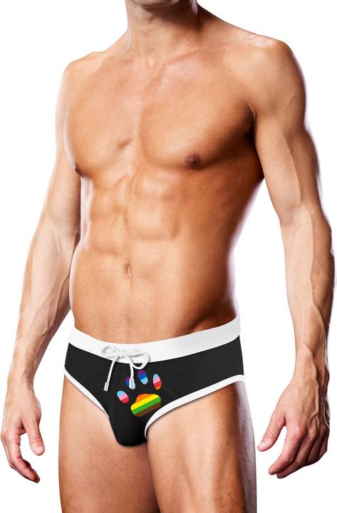 Produktbild Prowler Swim Brief - Black Oversized Paw Small (M)