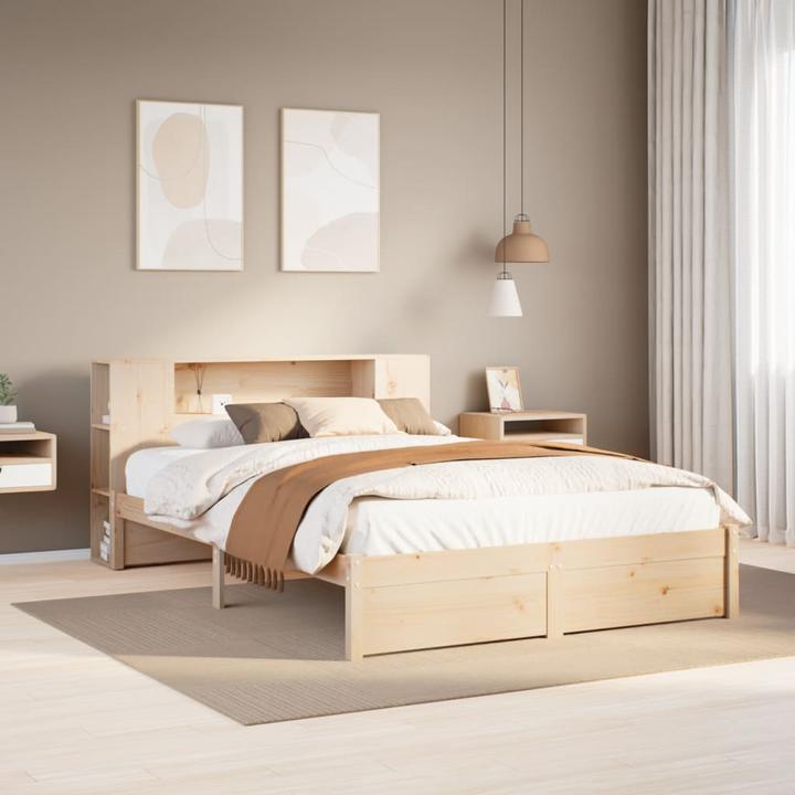 VidaXL Letto a libreria senza materasso (120 x 200 cm)