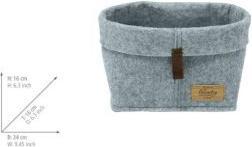 Actual product image Wenko Filz-Korb Mod. Feli M Aufbewahrungskorb mit umklappbarer Krempe