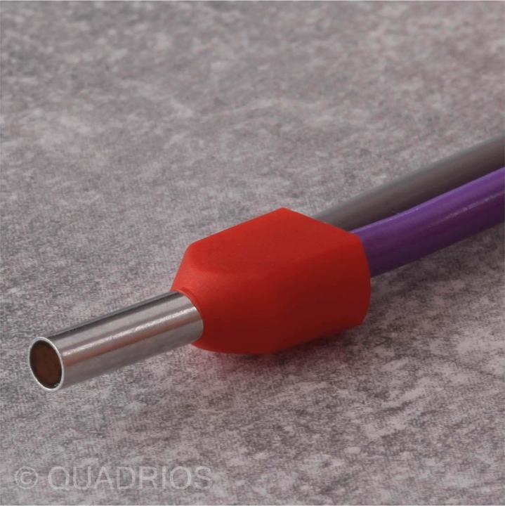 Produktbild Quadrios 2010C390 Aderendhülsen-Sortiment Teilisoliert 90 St.